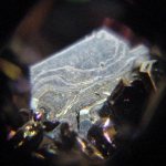 монокристалл муассанита размером ~1 мм
