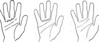 пояс венеры на руке значение на правой руке
